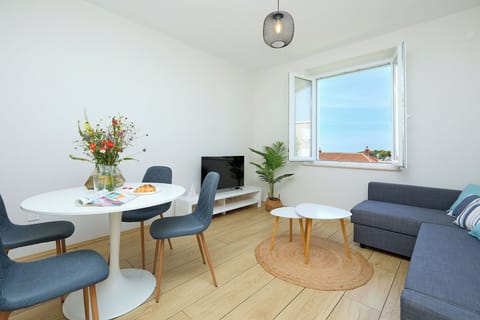 Living room with dining area