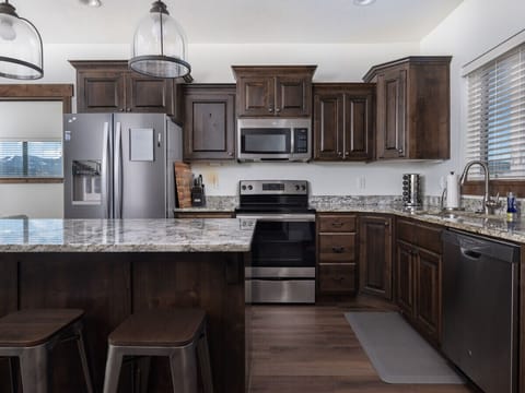 Kitchen with Granite Countertops