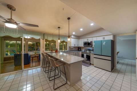 Updated, well-equipped kitchen, fully stocked and ready for your stay