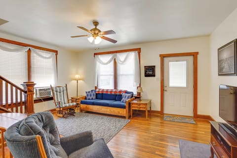 Loganton Vacation Rental | 2BR | 1.5BA | 900 Sq Ft | Access Only By Stairs