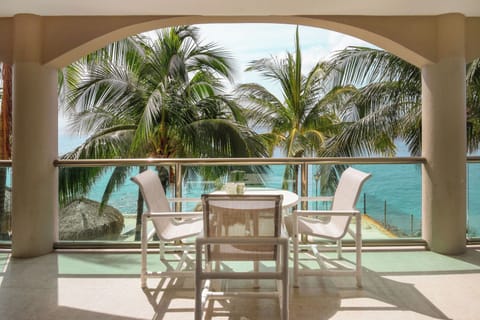 Embrace unbeatable sunrises and sunsets with the best seat in the house: Our peaceful and private terrace.