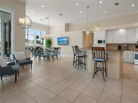 Main Living to Kitchen and Dining Area