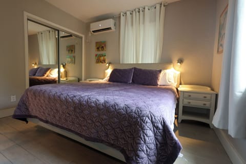 2 bedrooms, blackout drapes, iron/ironing board, free WiFi