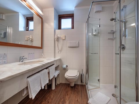 Standard Double Room | Bathroom | Shower, free toiletries, hair dryer, bathrobes