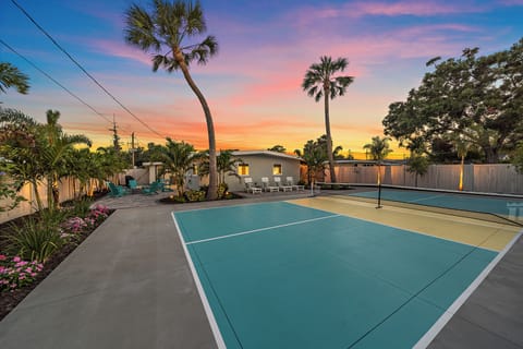 Welcome to The Palmy Pickle- Named after... you guessed it- your very own private pickleball court!
