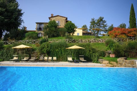 Seasonal outdoor pool, open 8:00 AM to 8:00 PM, pool umbrellas