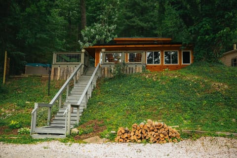 Welcome to your hillside hideaway- rustic charm, waterfront access, and natural right outside your door.