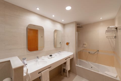 Free toiletries, hair dryer, towels, soap