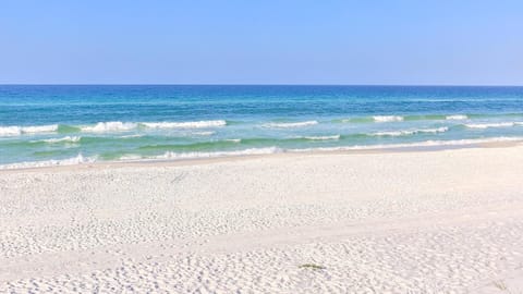 Condo, Multiple Beds, Courtyard View (Seahaunts 6A) | Beach | Private beach, white sand