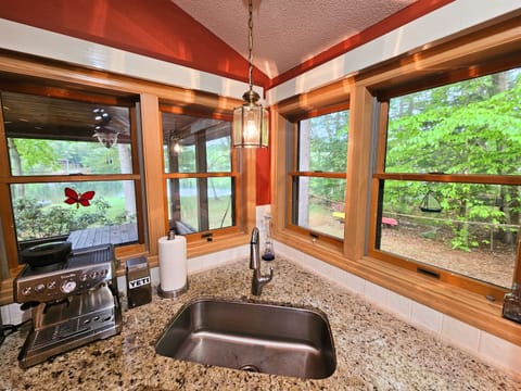 Lake Views From Kitchen