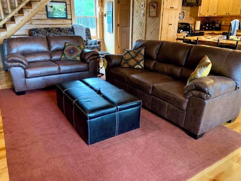 Loon Loft with The Loonlet Vintage Camper on Drummond Island (4488)