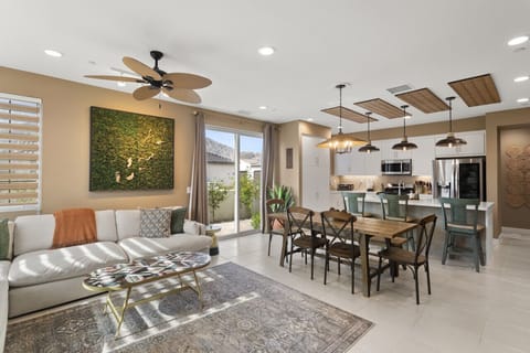 Living and dining area