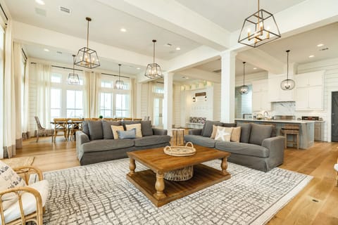 Open living area makes spending time together a breeze