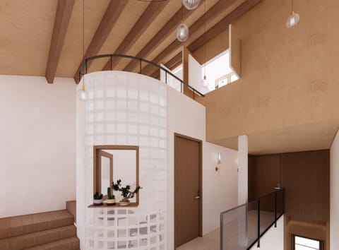 Interior entrance