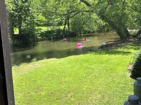 Chattahoochee River tubing out back