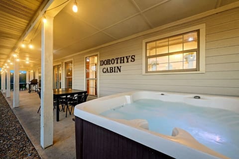 Bubbles and bliss await you—experience the perfect escape in our luxurious hot tub.