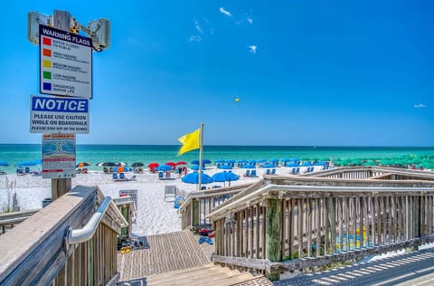 Private beach, white sand