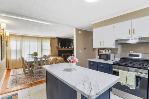 Step into this beautifully integrated space, where a modern kitchen flows effortlessly into a comfortable living area, ideal for entertaining and everyday living.