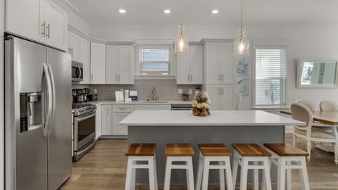 House, Multiple Beds, Balcony, Garden View (Serene Near the Sea) | Private kitchen | Coffee/tea maker