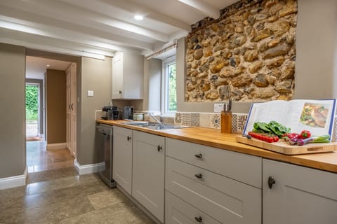 Ground floor: The kitchen looking to the entrance hallway