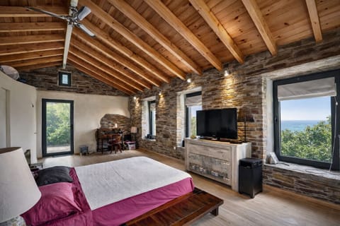 Secluded nature retreat resort open views in Ikaria , Aegean, Greece , Europe