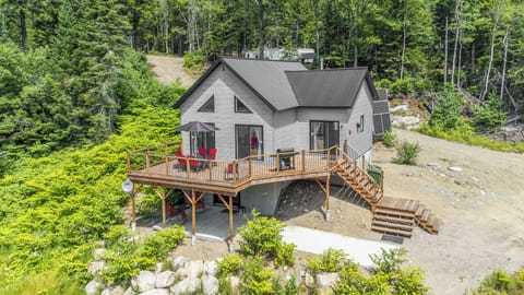 Chalet seen from above