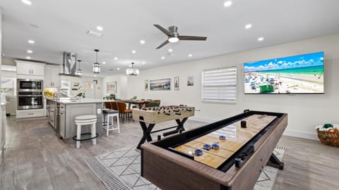 From meals to friendly competition, this space has it all.