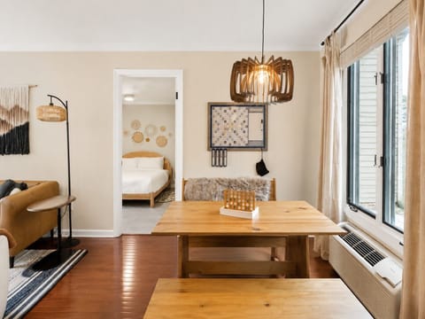 Enjoy morning coffee, family dinners, or an evening game of Scrabble.