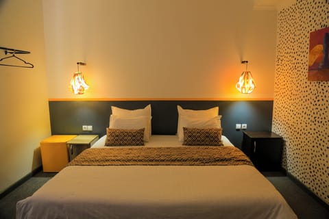 Comfort Double Room, City View | Desk, laptop workspace, soundproofing, iron/ironing board