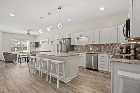 The family chef will love this updated kitchen complete with a huge workspace.