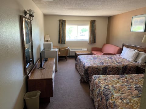 Blackout drapes, iron/ironing board, free WiFi