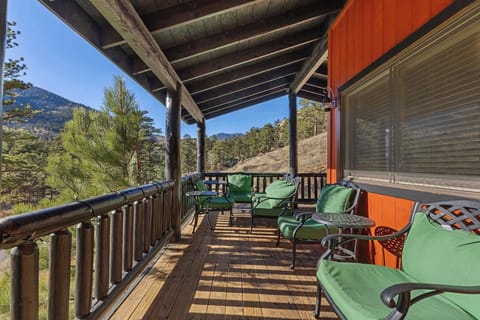 Relax on the expansive porch with a cup of coffee or glass of wine.