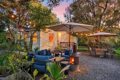 Relax in your outdoor oasis.