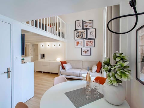 Living-room with sofa-bed