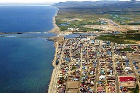 Aerial view of Nome