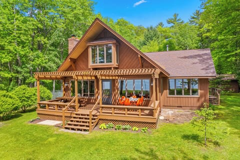 front of house which faces the lake