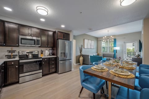 Kitchen and dining area