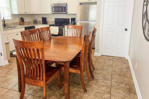 Dining next to living for enjoy time together