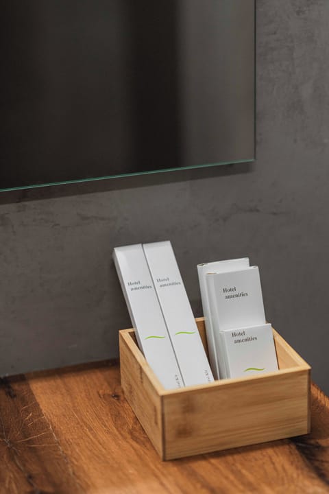 Deluxe Room, Vineyard View (Melissi) | Bathroom | Free toiletries, hair dryer, bathrobes, slippers