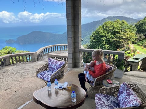 Romantic Cabin, Ocean View | Terrace/patio