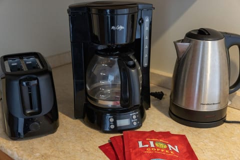 Full coffee setup ready for brewing your perfect cup.