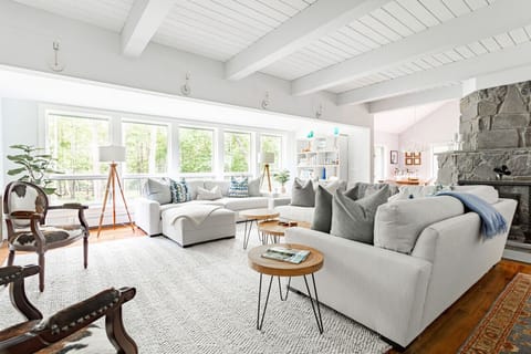 There is tons of natural lighting throughout this home