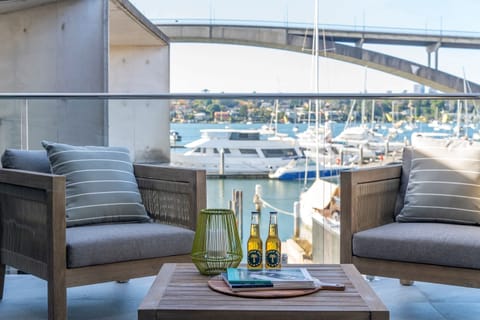 Savour Your Morning Brew with a Stunning View of Gladesville Bridge and the Waterfront
