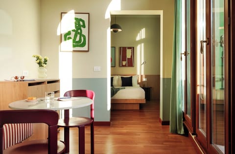 Large Room, Separate Living Area,Balcony | Premium bedding, memory foam beds, in-room safe, individually decorated