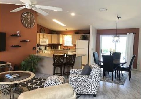 Standing at front door