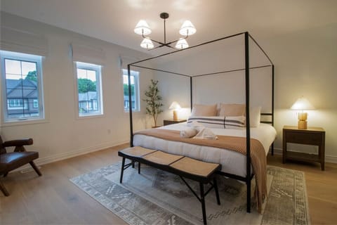 Master bedroom with king bed