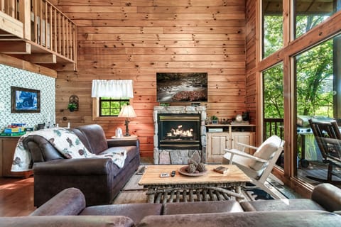 Open concept living room with a view!