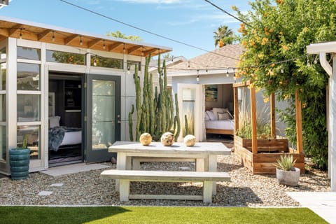 Escape to our sophisticated Scottsdale retreat featuring 5 bedrooms, private casita, and backyard paradise.