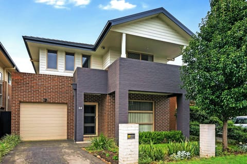 The double-storey free-standing house is opposite Hudson St Park.