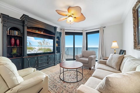 Living room with balcony access